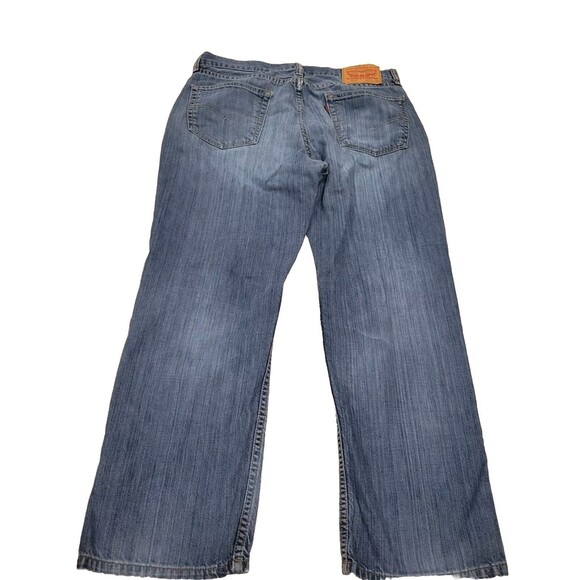 Levi Denim Jeans 514 33x30 (Actual 32x26) Straight Soft Medium Wash Men's Pants - Picture 2 of 10